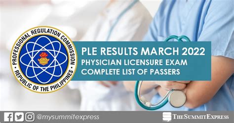 march 2022 ple|TOP 10 PASSERS: March 2022 Physician board .